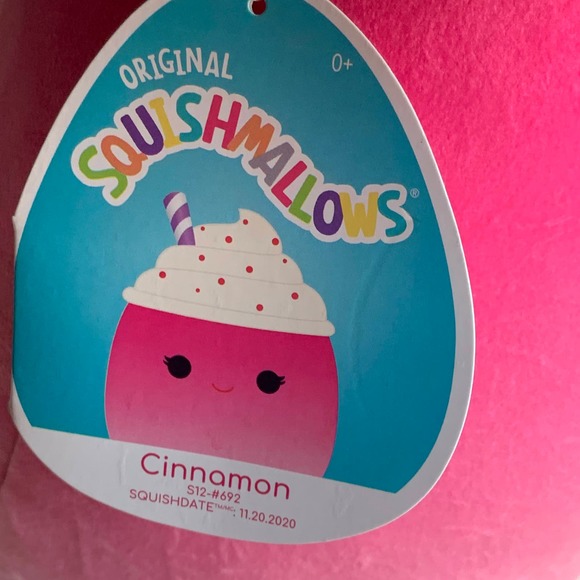 Squishmallow Kendla Pumpkin Spice Latte 14" Cinnamon Milkshake 12" Plush Drinks - Picture 3 of 15